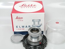 Leitz ELMAR 50mm 1:2,8 2,8/50 Nr. 1839184 für for Leica M + OVP box met. cap Dek