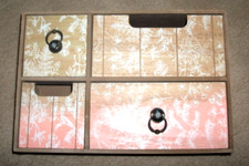 kleine Aufbewahrungsbox Sperrholz mit Schubladen