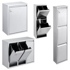 SVITA Mülleimer Edelstahl