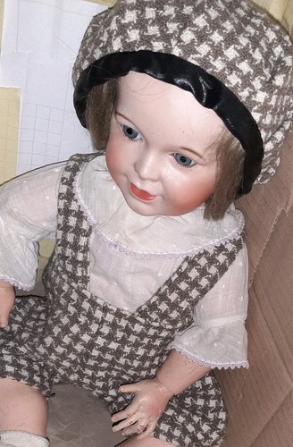 Alte puppe porzellankopfpuppe - alte,