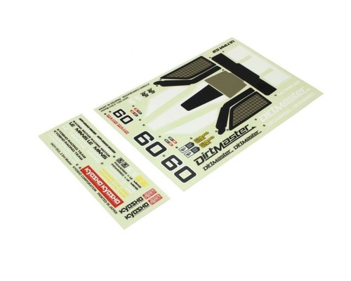 Kyosho dekorbogen dirt master - dekorbogen,