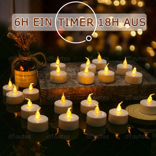 Led teelichter mit timer - mit,