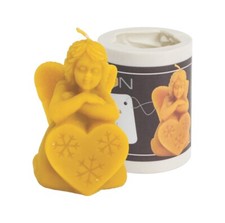 Kerzengießform Engel mit Herz