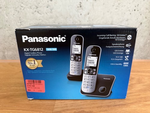 Panasonic tg6812 duo dect - panasonic, kx-tg6812