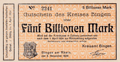 Bingen kreis 5 billionen - bingen,