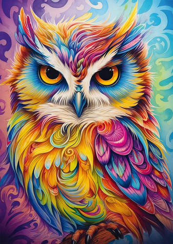 Puzzle eule im - eule,