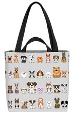 Hundewelpen Gang grau Tasche