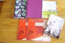 Paket 8 Teile Schul- Material Schul Sachen  Heft Block DIN A4  Ringordner Ordner