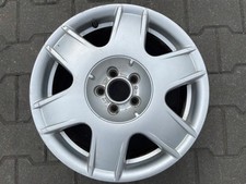 1x Alufelge 16 Zoll 6.5" 5x100 42ET Glanz Silber 1J0601025 VW Rim Wheel