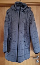 Damen Winterjacke (Mantel) von "Cecil" Gr. L, grau, Kapuze, sehr gut erhalten
