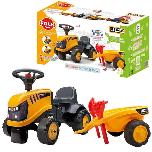 Falk jcb einachstraktor set - falk, 1+