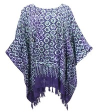 Poncho tunika strandkleid - poncho,,