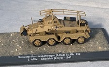 1/72 Fertigmodell Befehlswagen 8x8 Spähwagen Sd.Kfz. 232 Afrikakorps Lybien 1941