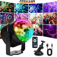 LED Discokugel Lichteffekt RGB Bühnenbeleuchtung Bühnenlicht DJ Party Lampe NEU