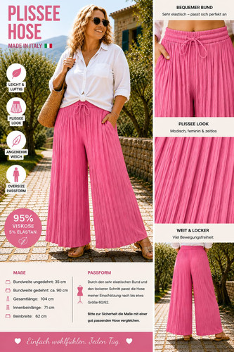 Made italy plissee hose - in,
