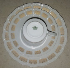 NEU ♥ K&A Krautheim Selb Bavaria Germany Rialto Goldbordüre♥ 1x Kaffeegedeck 3/4