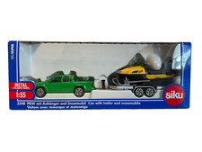 Siku Super 1:55    2548 PKW mit Anhänger und Snowmobil
