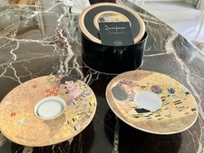 Goebel Porzellan Artis Orbis Gustav Klimt Konvolut Teelicht