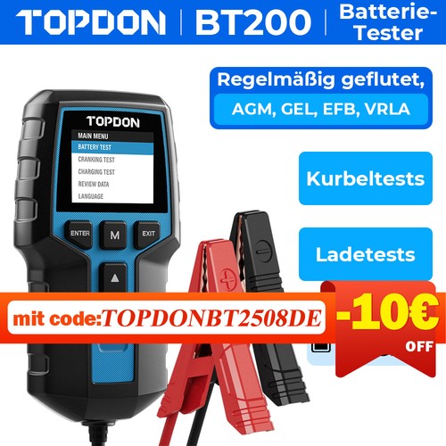 Topdon bt200 12v - topdon,