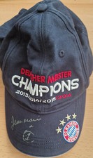 FC Bayern München Cap mit Autogramm Jean Marie Pfaff