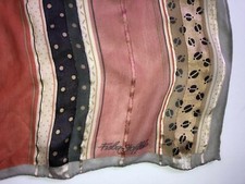 FISBA STOFFELS *** Seidentuch *** Erdtöne  *** ca. 70 / 70cm