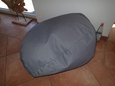 XXL original Patchhome 70x45cm Sitzsack mit Füllung grau - keine Risse / Löcher