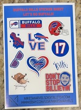 Buffalo Bills Sticker Sheet