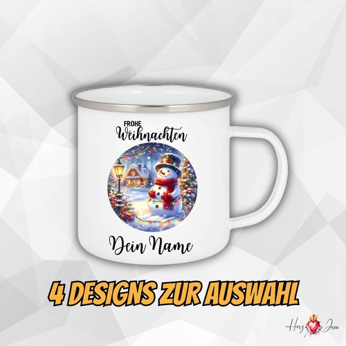 Personalisierte emaille tasse - personalisierte,