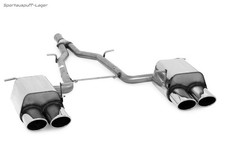 Fox Duplex Komplettanlage ab Kat Mercedes SLK SLC R172 4-Zyl 2x115x85mm oval