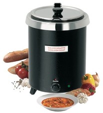 100067 elektrischer Bartscher Suppentopf Suppenerwärmer 8,5 Liter Club