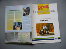 DEUTZ-FAHR Agroton mit gefederter Kabine  Orig. profi Sonderdruck 10/97 4 Seiten