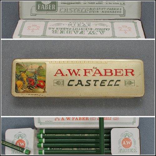Alte faber castell blechdose - faber,