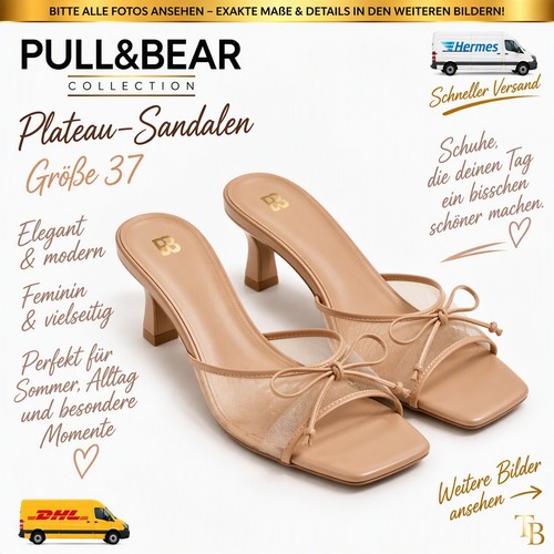 Pull bear mesh mules - mesh,