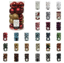 30 Weihnachtskugeln Kunststoff