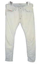 DIESEL Thanaz Slim-Skinny 8880L Jeans Herren W33/L32 Gestreift Zerrissen
