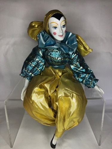 Harlequin pierrot porzellan - harlequin,