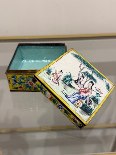 Cloisonne emaille dose japan - cloisonne,