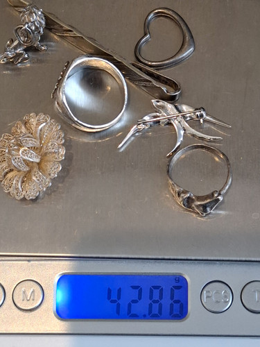 Konvolut silberschmuck - konvolut,