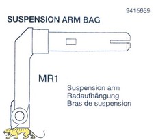 Tamiya 9415669 Schwingarme