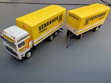 Herpa Volvo F12 Planenhzg. "Schenker Schweden", guter Umbau, 1/87