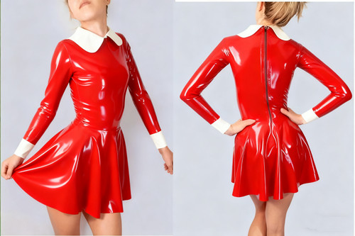 Pure latex kleid rubber - latex,