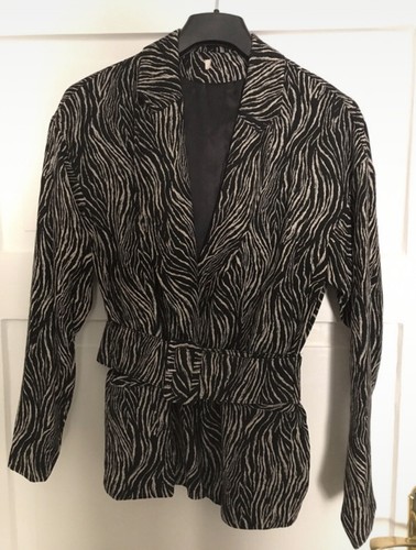 Zebra blazer gürtel vintage - gürtel,