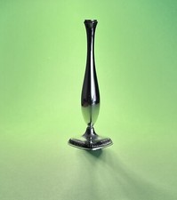 vase antik chrom sehr schön ca. 20 cm hoch Silberfarben