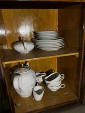 Kaffeeservice Blumenmuster 6-Teilig Geschirr