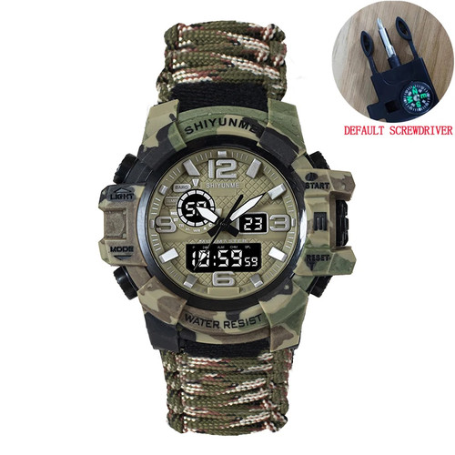 Herren militär sportuhr led - herren,