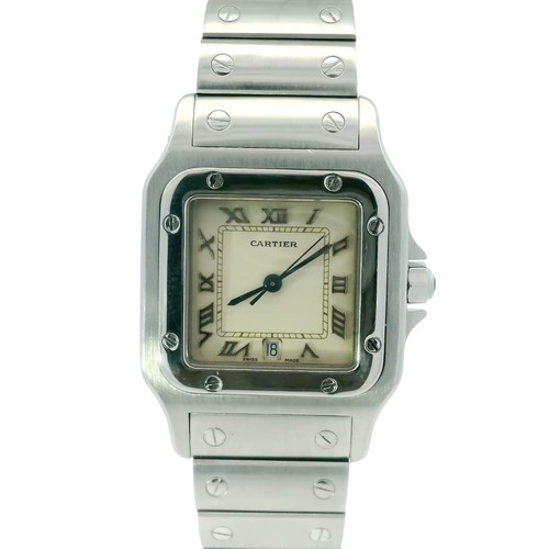 Cartier santos galbeé - galbeé, 29mm