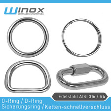 O- Ringe D- Ring geschweißt
