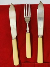 Vintage Fischbesteck 12 Teilig