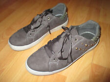 GRACELAND Sneaker Sportschuhe Damen, oliv, mit Nieten, Größe 40, gebraucht