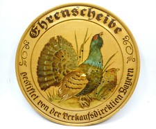 Schießscheibe Ehrenscheibe gestiftet v.d. Verkaufsdirektion Bayern Auerhahn 